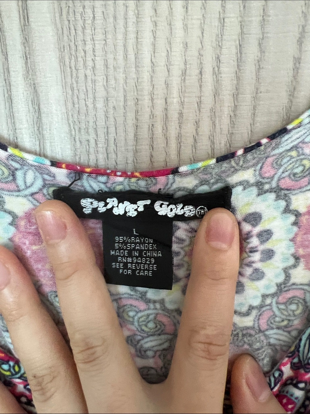 Planet Gold Pink Multi Floral Medallion Spaghetti-Strap Camisole - Picture 2 of 6